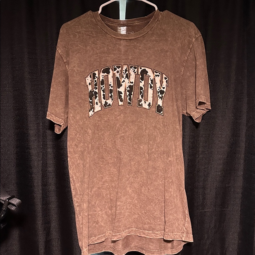 Brown Graphic Short Sleeve Tee